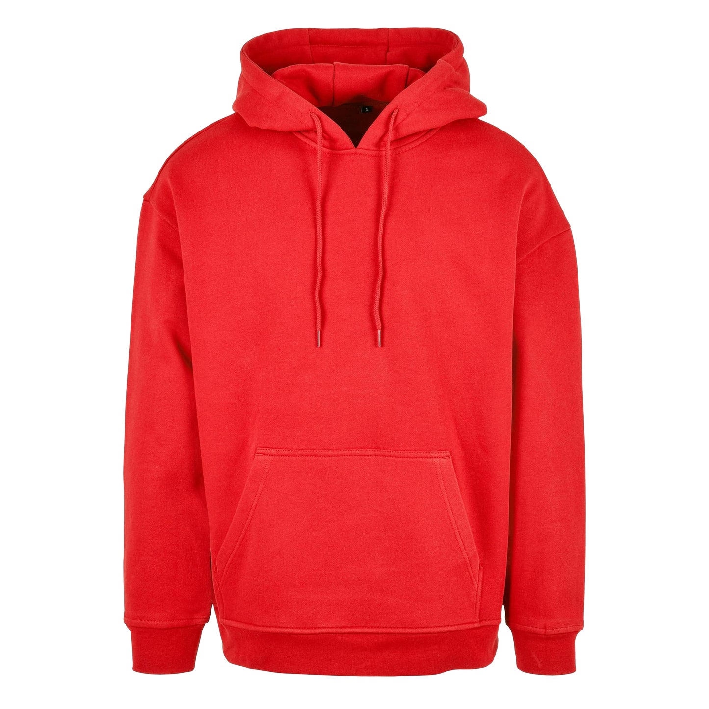 City Red - Front - Build Your Brand Mens Basic Oversized Hoodie