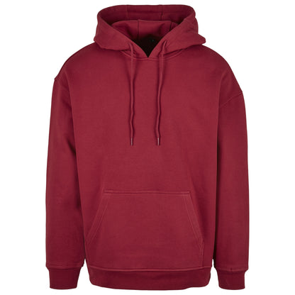 Black - Pack Shot - Build Your Brand Mens Basic Oversized Hoodie