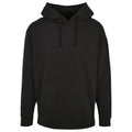 Black - Front - Build Your Brand Mens Basic Oversized Hoodie