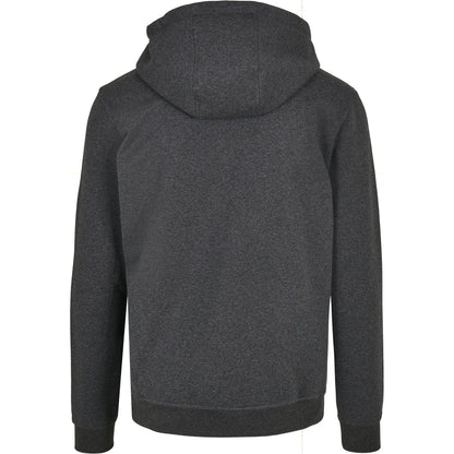 Charcoal - Close up - Build Your Brand Mens Basic Hoodie