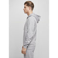 Heather Grey - Side - Build Your Brand Mens Basic Hoodie