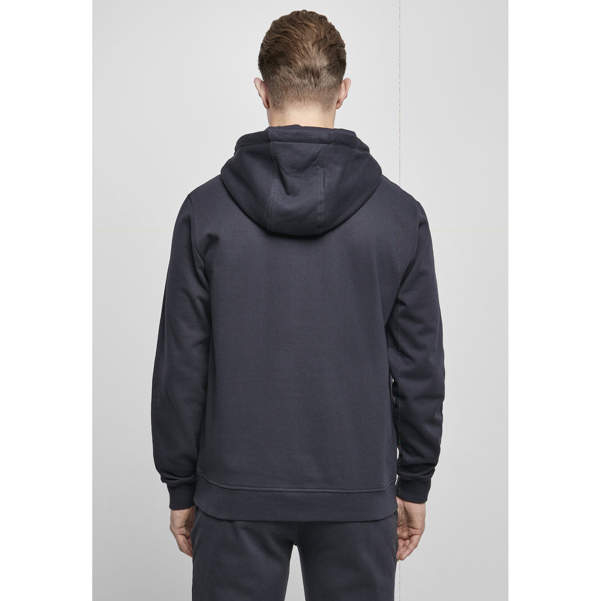 Navy - Lifestyle - Build Your Brand Mens Basic Hoodie