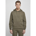 Olive - Back - Build Your Brand Mens Basic Hoodie