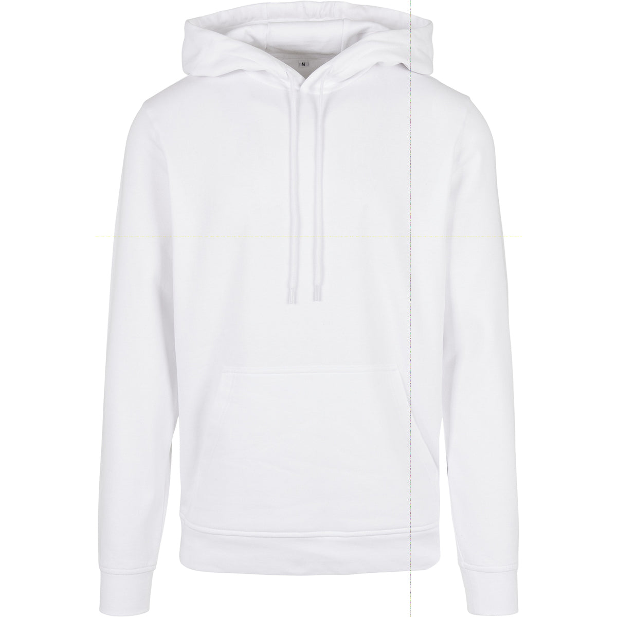 White - Front - Build Your Brand Mens Basic Hoodie