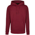 Burgundy - Front - Build Your Brand Mens Basic Hoodie