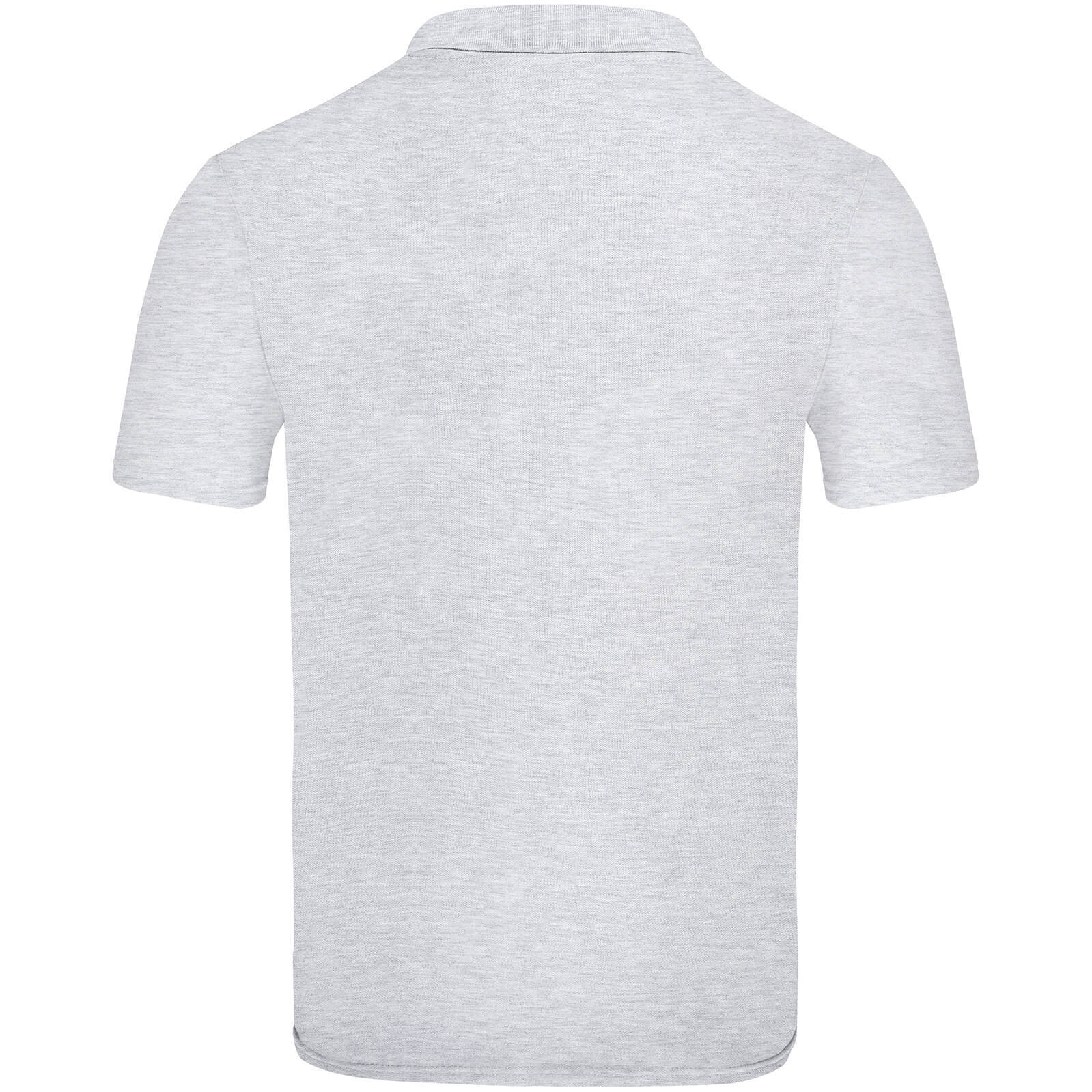 Heather Grey - Back - Fruit of the Loom Mens Original Polo Shirt