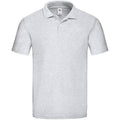 Heather Grey - Front - Fruit of the Loom Mens Original Polo Shirt