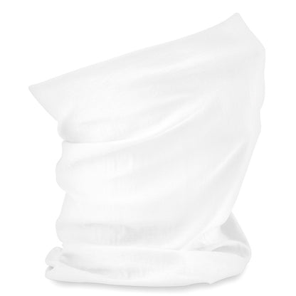 White - Front - Beechfield Unisex Adult Morf Recycled Neck Warmer