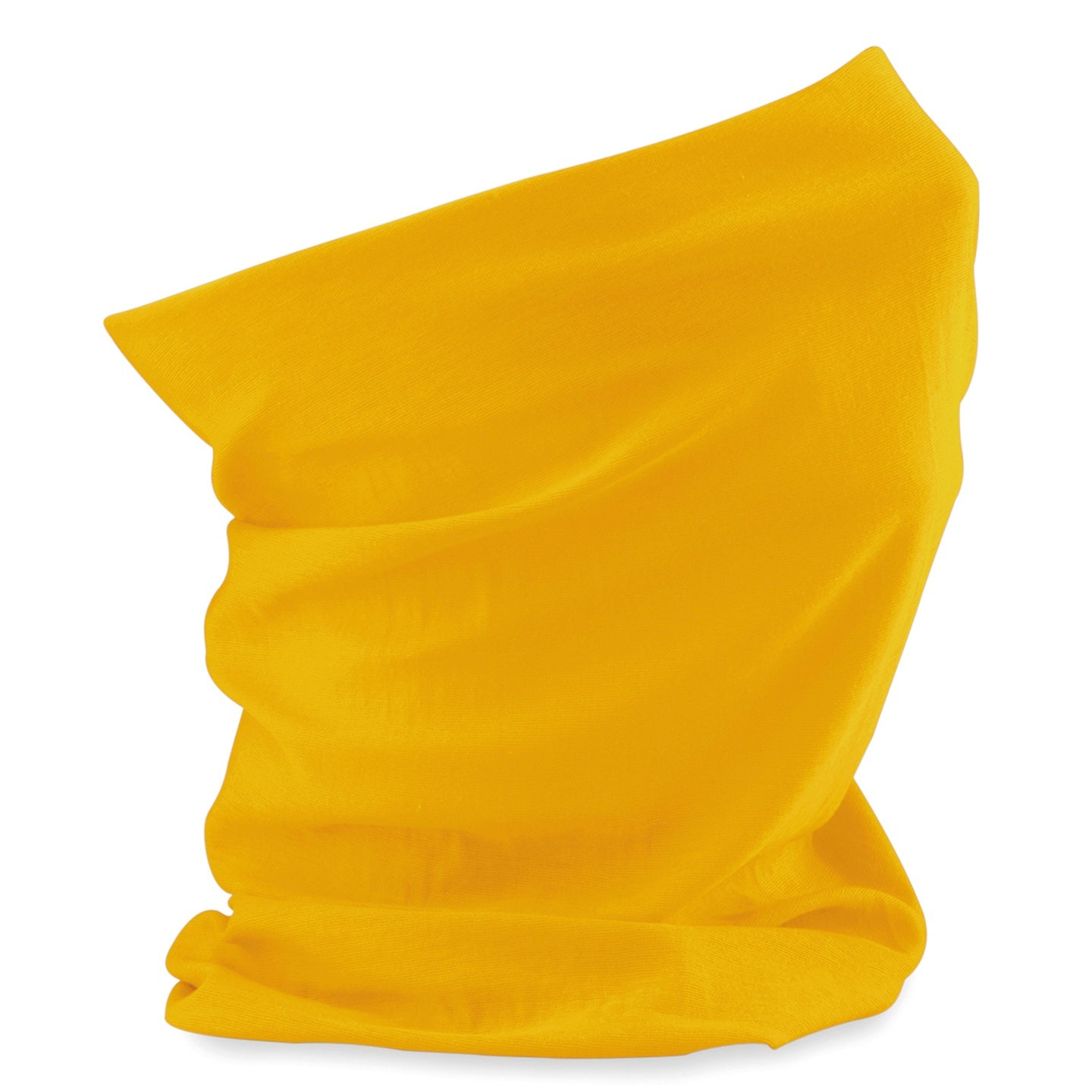 Mustard Yellow - Front - Beechfield Unisex Adult Morf Recycled Neck Warmer