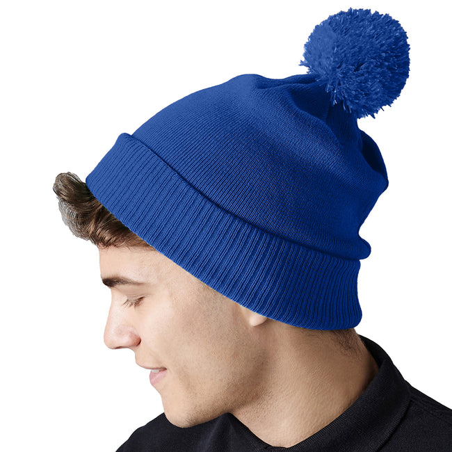 Bright Royal Blue - Back - Beechfield Unisex Adult Snowstar Beanie