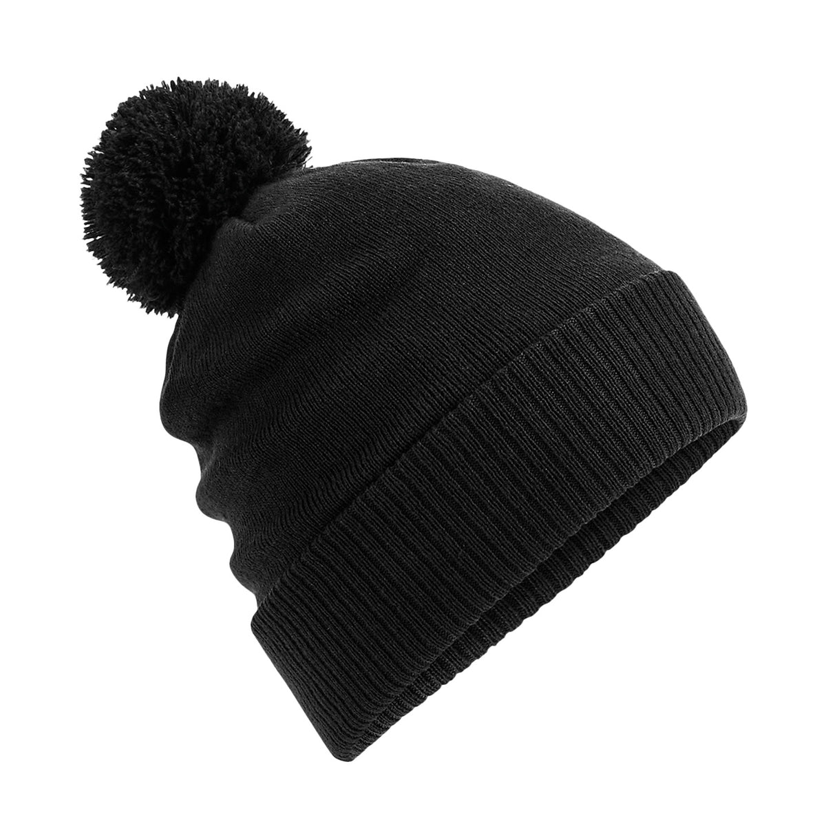 Black - Front - Beechfield Unisex Adult Snowstar Beanie