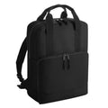 Black - Front - Bagbase Unisex Adult Cooler Recycled Backpack