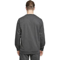 Charcoal - Side - Build Your Brand Mens Basic Crew Neck Sweatshirt