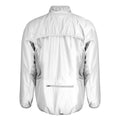 Neon White - Back - Spiro Mens Luxe Reflective Hi-Vis Jacket