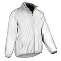 Neon White - Front - Spiro Mens Luxe Reflective Hi-Vis Jacket