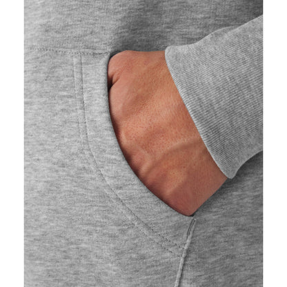 Heather Grey - Pack Shot - B&C Mens Organic Zipped Hoodie