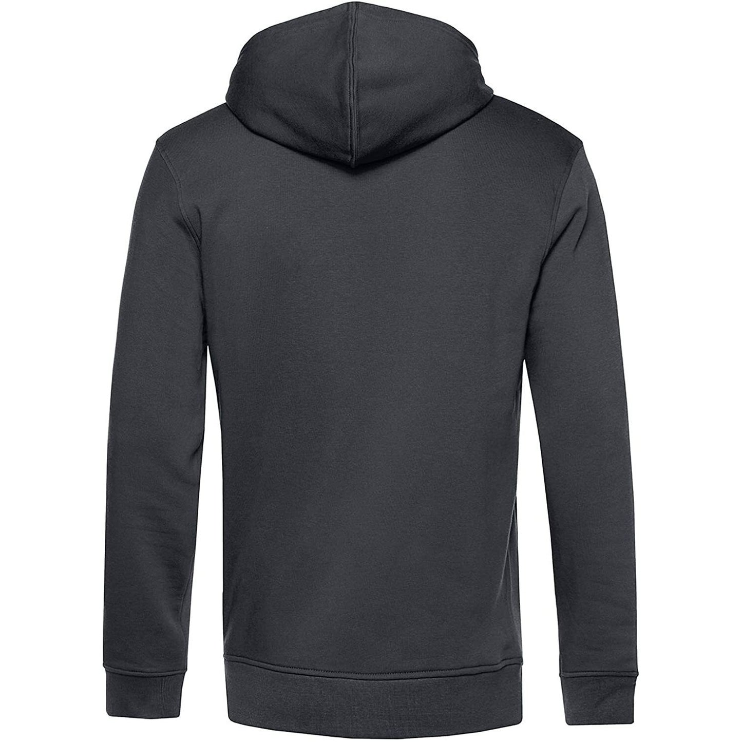 Asphalt - Side - B&C Mens Organic Zipped Hoodie