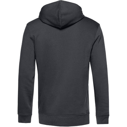 Asphalt - Side - B&C Mens Organic Zipped Hoodie