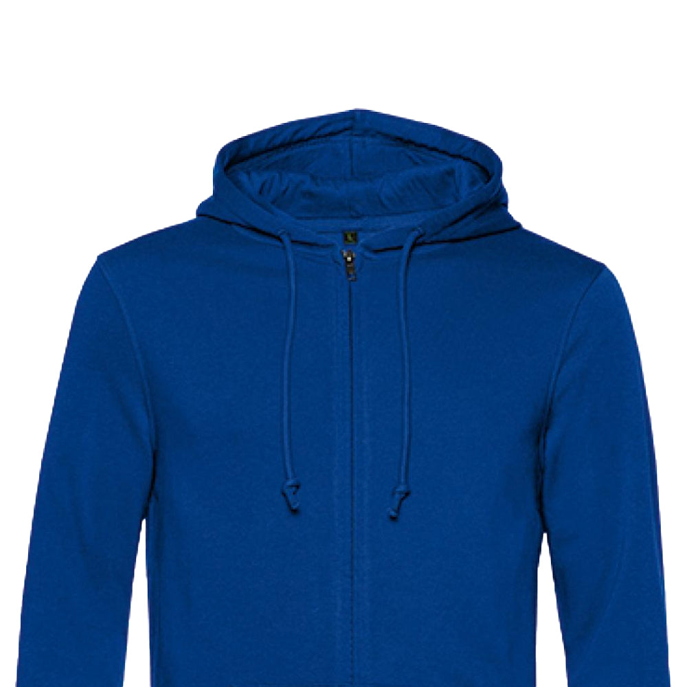 Royal Blue - Back - B&C Mens Organic Zipped Hoodie