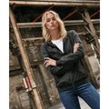 Black - Side - Build Your Brand Womens-Ladies Windrunner Recycled Jacket