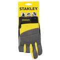 Grey-Black-Yellow - Back - Stanley Unisex Adult Framer 3 Finger Safety Gloves