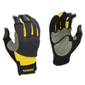 Grey-Black-Yellow - Front - Stanley Unisex Adult Framer 3 Finger Safety Gloves