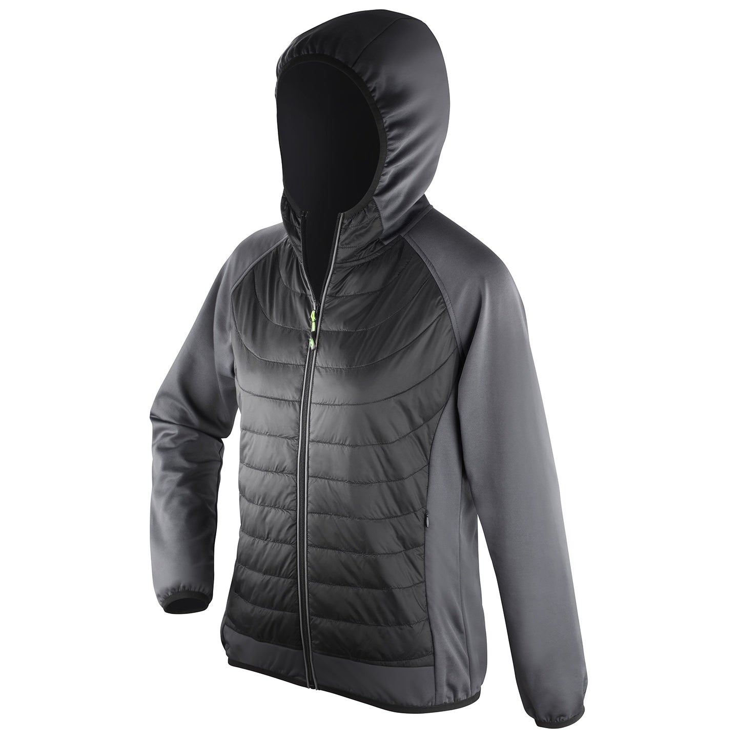 Black-Charcoal - Front - Spiro Womens-Ladies Zero Gravity Jacket