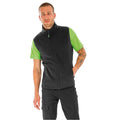 Black - Side - Result Genuine Recycled Mens Polarthermic Fleece Body Warmer