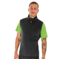 Black - Lifestyle - Result Genuine Recycled Mens Polarthermic Fleece Body Warmer