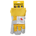 Grey-Yellow - Side - Stanley Unisex Adult Winter Rigger Gloves