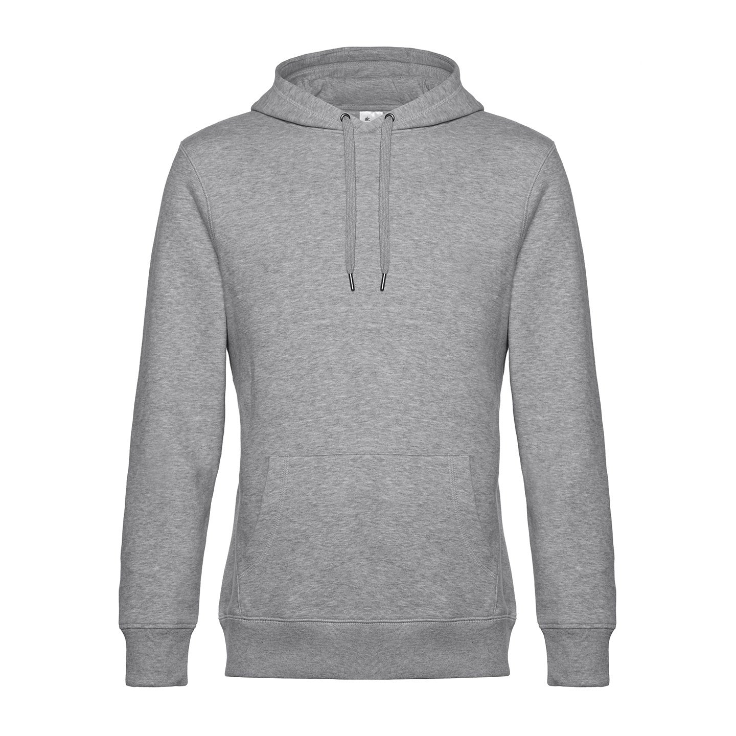 Heather Grey - Front - B&C Mens King Hoodie