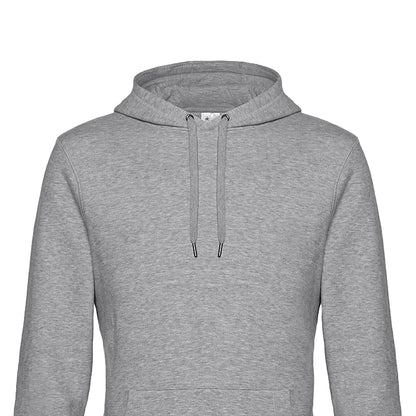 Heather Grey - Back - B&C Mens King Hoodie