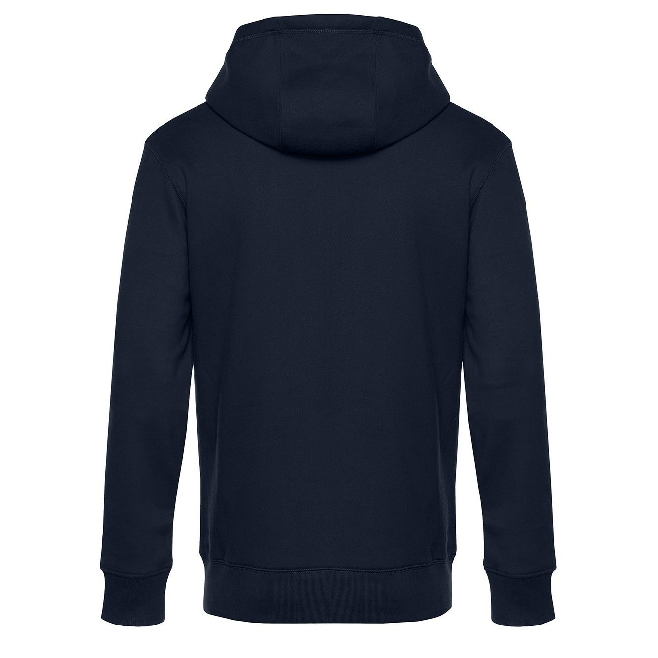 Navy - Back - B&C Mens King Hoodie