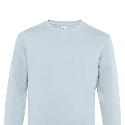 Sky Blue - Back - B&C Mens King Sweatshirt