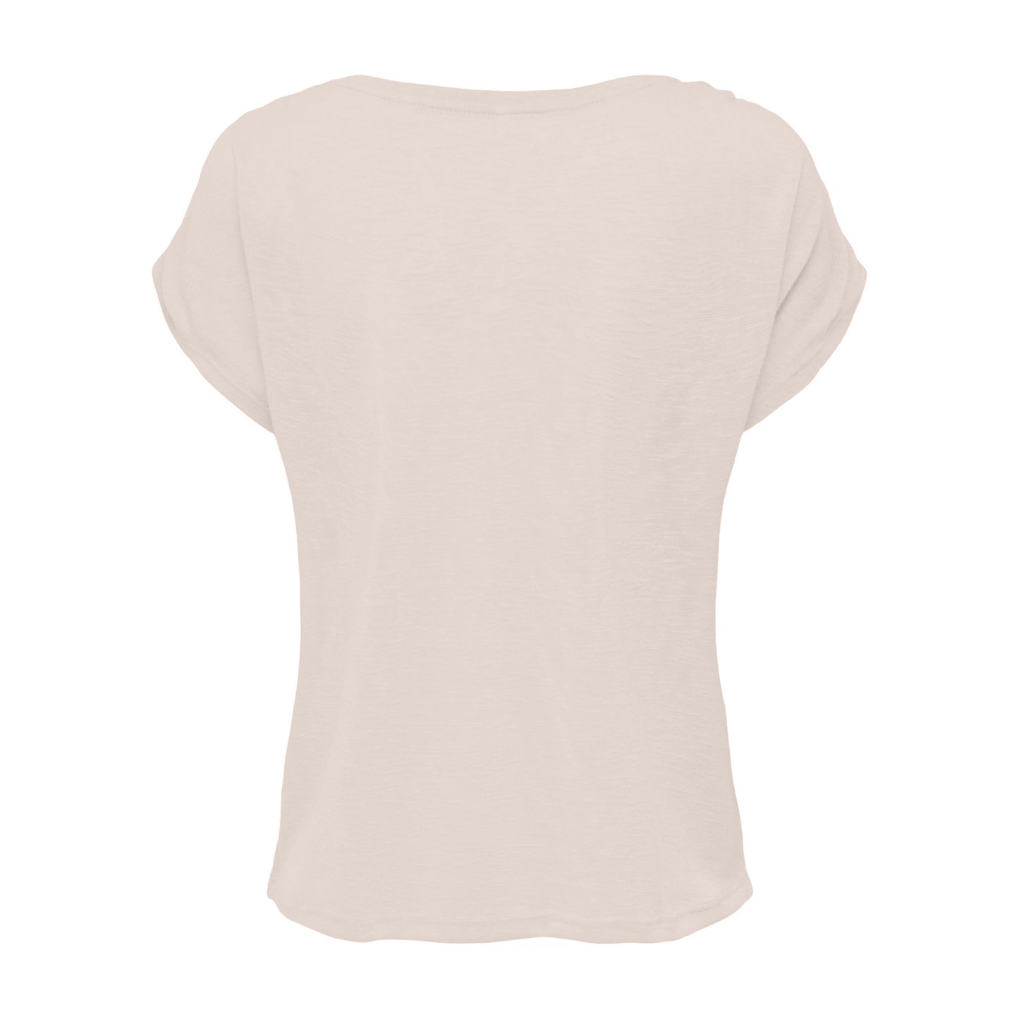 Pink - Back - Build Your Brand Womens-Ladies Long Slub T-Shirt