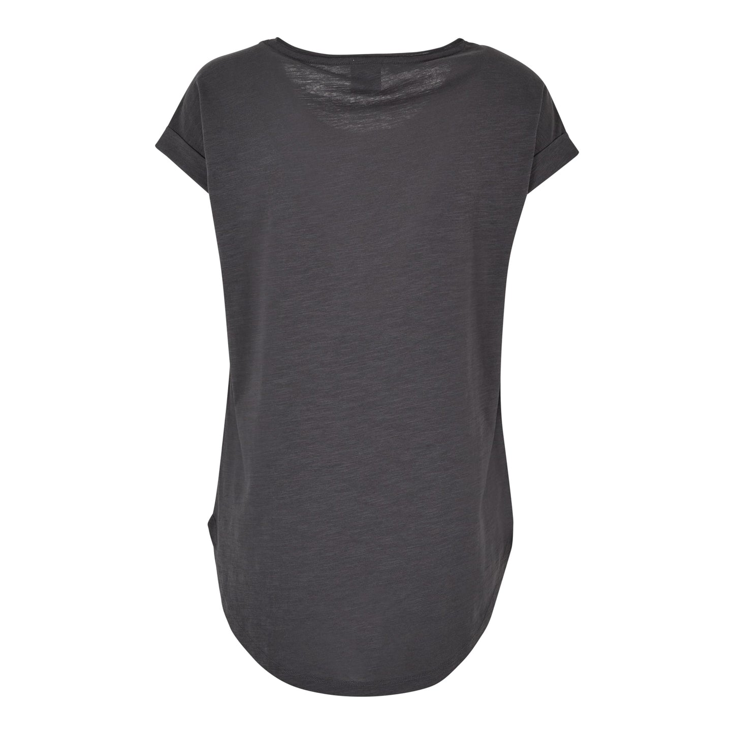 Dark Shadow - Back - Build Your Brand Womens-Ladies Long Slub T-Shirt