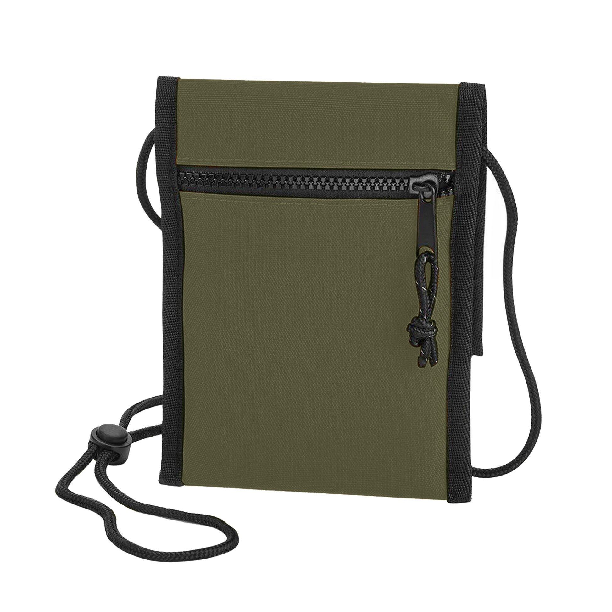 Military Green - Back - Bagbase Unisex Adult Recycled Crossbody Bag