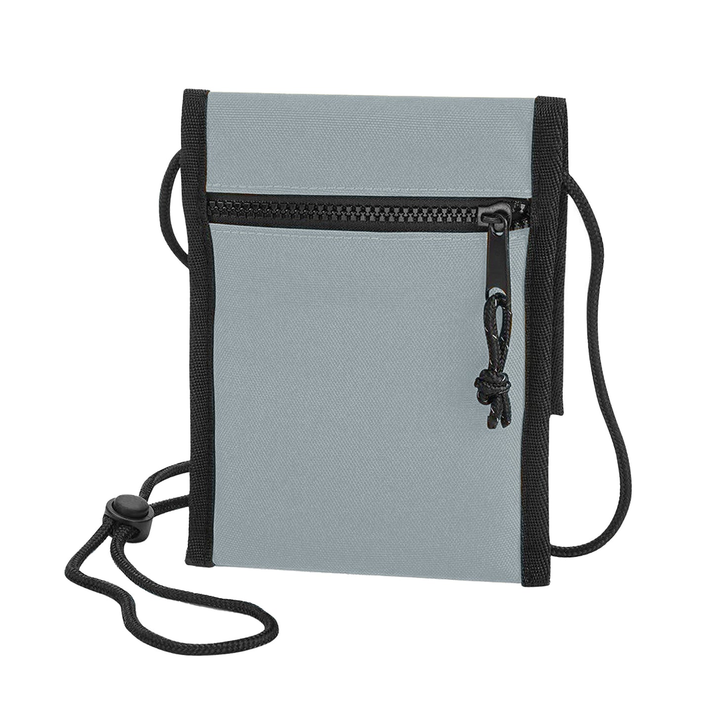 Grey - Back - Bagbase Unisex Adult Recycled Crossbody Bag