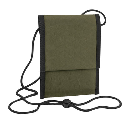 Military Green - Front - Bagbase Unisex Adult Recycled Crossbody Bag