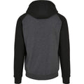 Charcoal-Black - Back - Build Your Brand Mens Basic Raglan Hoodie