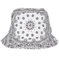 White - Front - Flexfit Unisex Adult Bandana Printed Bucket Hat