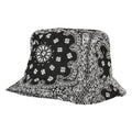 Black - Back - Flexfit Unisex Adult Bandana Printed Bucket Hat