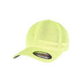 Neon Yellow - Front - Flexfit Unisex Adult 360 Omnimesh Mesh Cap