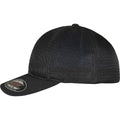 Black - Side - Flexfit Unisex Adult 360 Omnimesh Mesh Cap