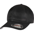 Black - Front - Flexfit Unisex Adult 360 Omnimesh Mesh Cap