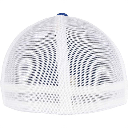 Royal Blue-White - Back - Flexfit Unisex Adult Omnimesh Mesh Two Tone Cap