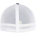 Navy-White - Back - Flexfit Unisex Adult Omnimesh Mesh Two Tone Cap
