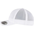 White - Side - Flexfit Unisex Adult Omnimesh Mesh Cap