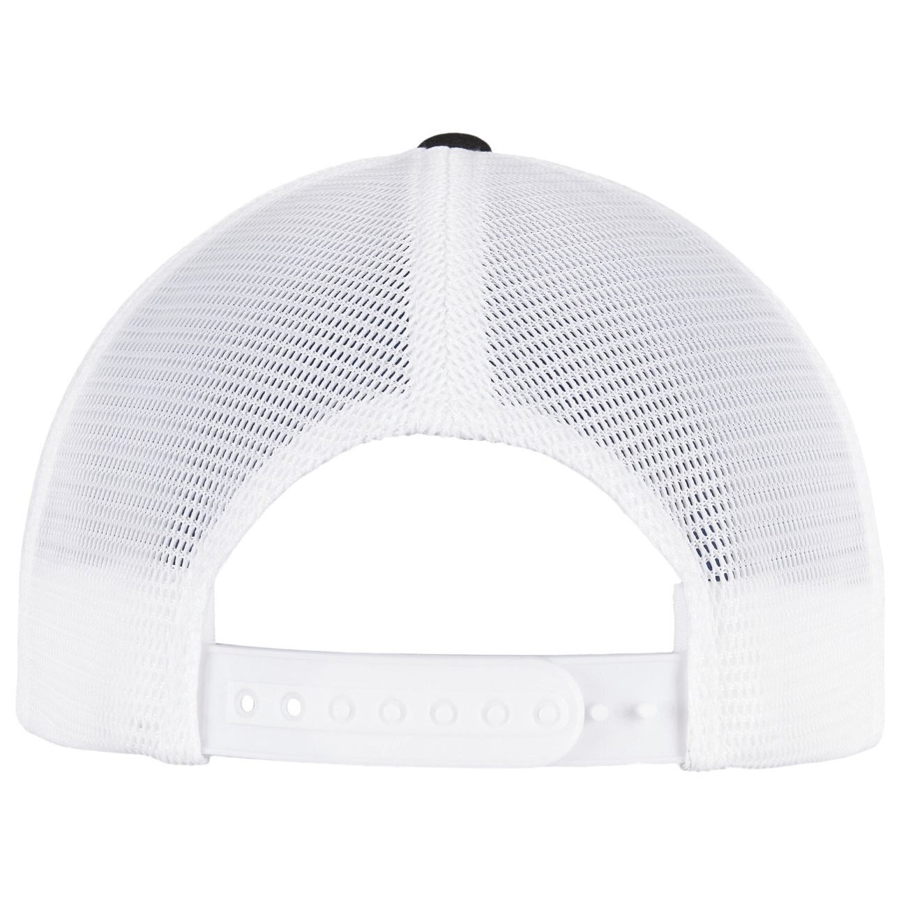 Black-White - Back - Flexfit Unisex Adult 360 Omnimesh Mesh Two Tone Cap