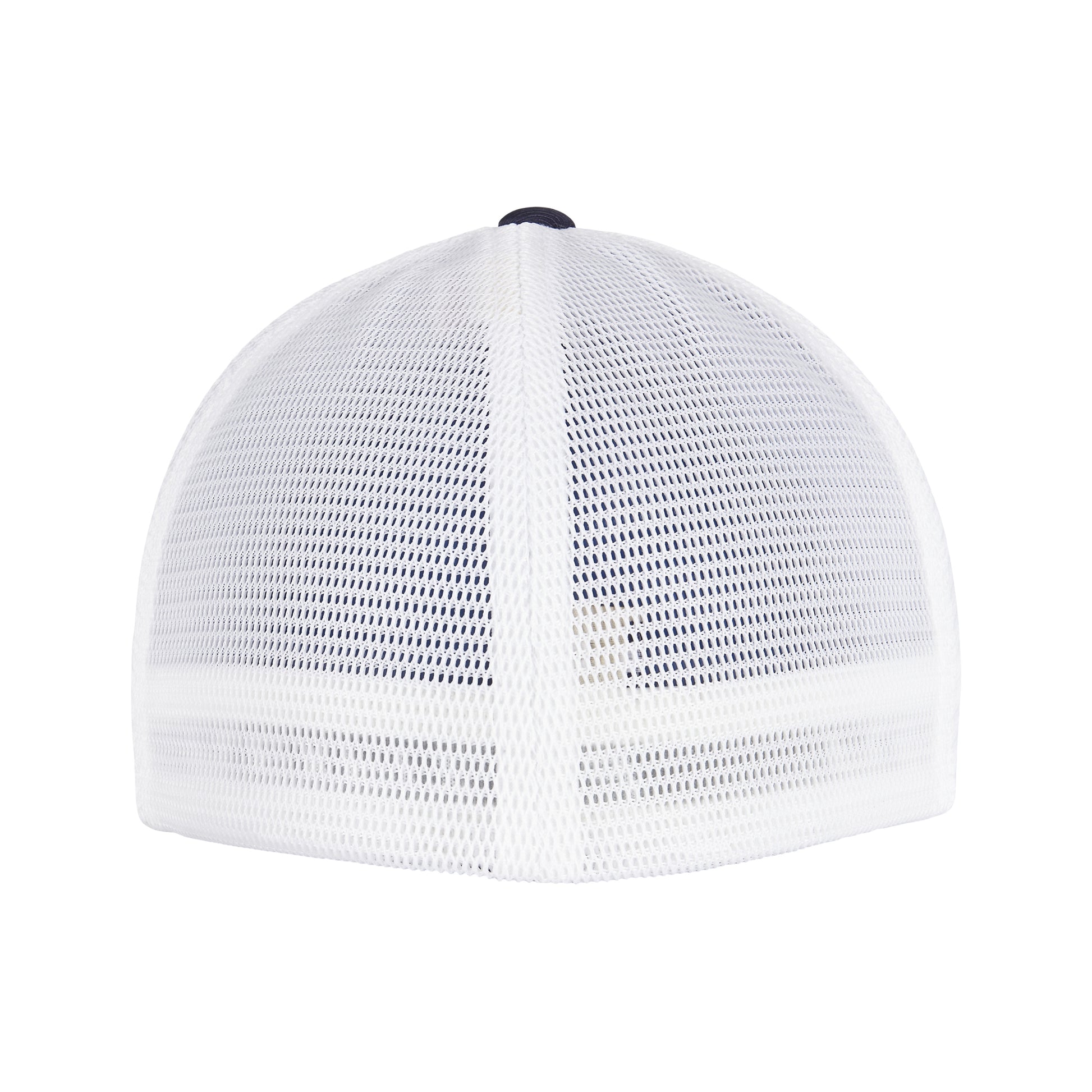 Navy-White - Back - Flexfit Unisex Adult 360 Omnimesh Mesh Two Tone Cap